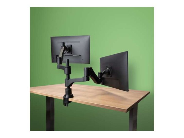 R-GO TOOLS Monitorarm Caparo 4 Twin Gasfeder 3-9kg dynamic silver RGOVLCA4TWSI