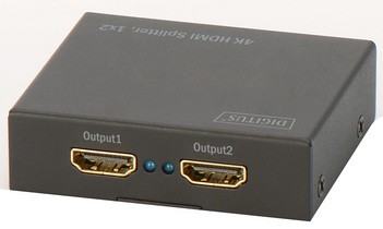 DIGITUS 4K HDMI Splitter, 2-fach, schwarz