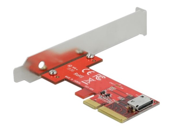 DELOCK PCIe x4>1x int. OCuLink SFF-8612 | Low Profile Formfaktor 90482