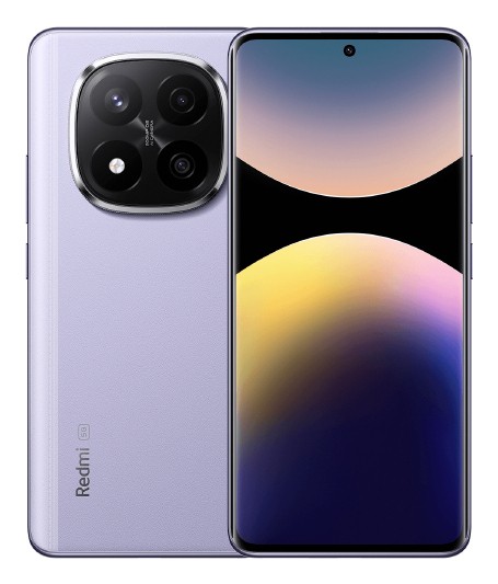 XIAOMI XIAOMI Redmi Note 14 Pro+ 5G 256GB (Lavender Purple, HyperOS, Rückseite mit veganem Leder, 8 GB)