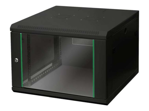 DIGITUS Wandgehäuse Dynamic Basic schwarz 7HE 600x600mm DN-19 07U-6/6-EC-SW