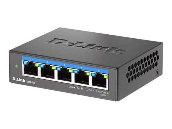 D-LINK 5-Port Multi-Gigabit Unmanaged Switch DMS-105/E