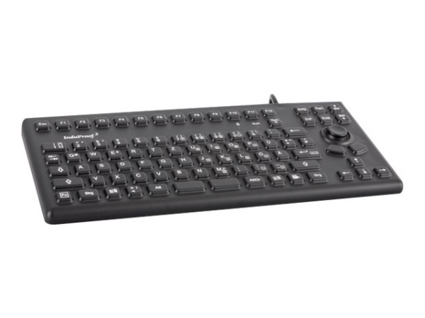 GETT GETT InduProof3 MB USB Silikon IP68 Tastatur Mousebutton wasserdicht desinfizierbar schwarz
