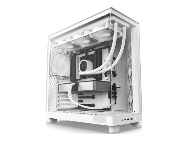 NZXT H6 Flow Midi-Tower - Weiß CC-H61FW-01