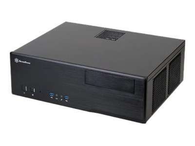 Midi-Tower SILVERSTONE Grandia HTPC Micro ATX ohne Netzteil schwarz SST-GD05B USB 3.0