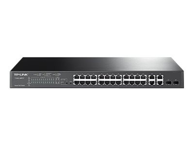 TP-LINK TP-LINK Smart PoE Switch T1500-28PCT 24 x 10/100 + 2 x SFP + 4 x 10/100/1000 an Rack montierbar (TL-