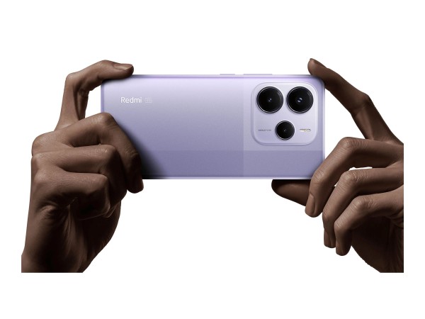 XIAOMI XIAOMI Redmi Note 14 5G 256GB (Lavender Purple, HyperOS, Rückseite mit veganem Leder, 8 GB)