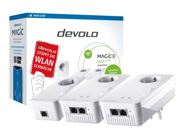 DEVOLO Powerline WLAN Einzel Adapter 2.4 GBit/s 8625