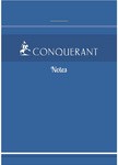 CONQUERANT SEPT Notizblock Notes, kariert, 74 x 105 mm