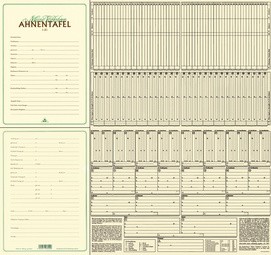 RNK Verlag Ahnentafel "Meine Vorfahren", DIN A2