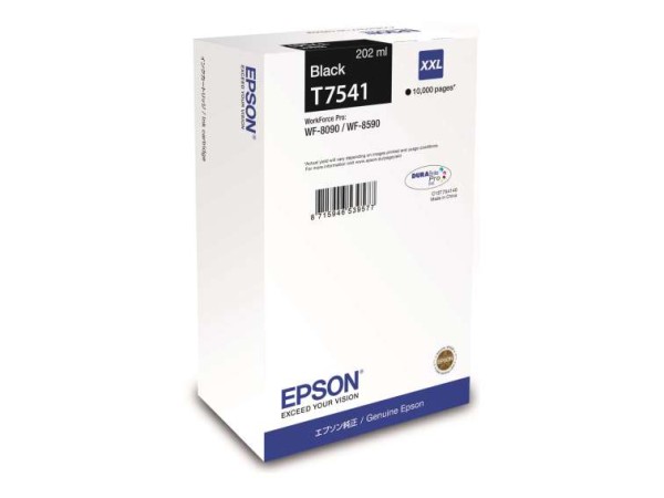 EPSON Ink Cart/T7541 XXL 202ml BK C13T75414N