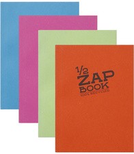 Clairefontaine Skizzenblock 1/2 ZAP BOOK, DIN A6, 80 g/qm