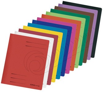 herlitz Schnellhefter easy orga, Manilakarton, dunkelblau