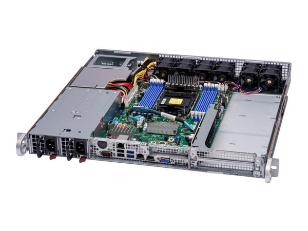 SUPERMICRO 1U LGA-4677 2x 2.5" SATA 2x 10GbE port 2x800W SYS-111E-FWTR