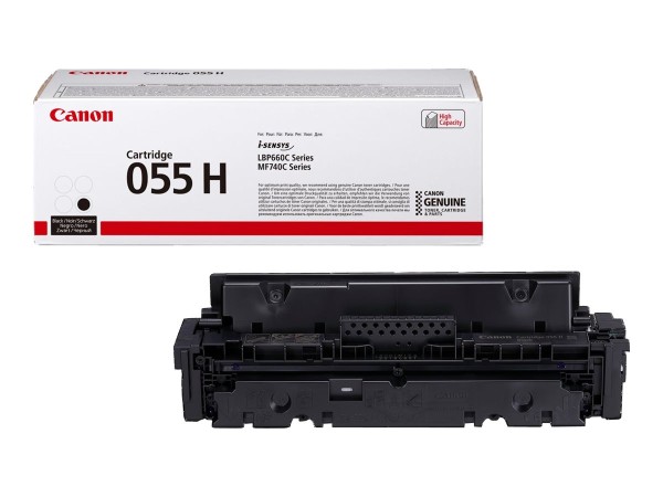 CANON CANON 055 H - Hohe Ergiebigkeit - Schwarz - Original - Tonerpatrone - für i-SENSYS LBP663Cdw, LBP664
