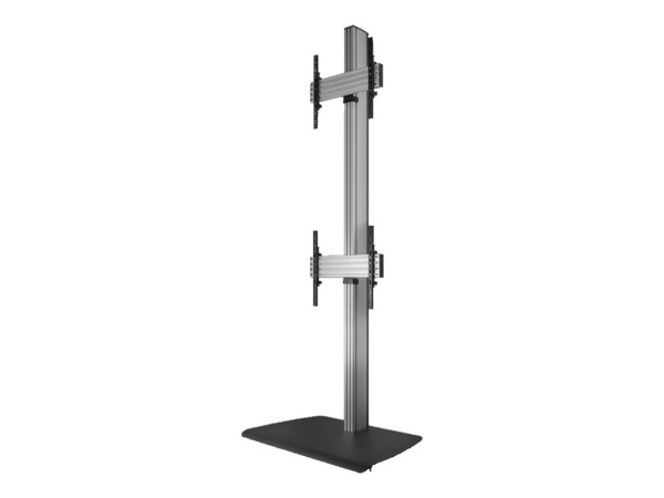 B-TECH B-TECH SystemX Standfuß für Dual-Diplays übereinander (VESA 600 x 400) - 2.4m