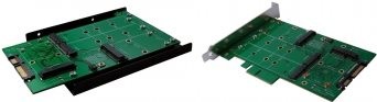 EXSYS EXSYS SATA III zu M.2 + mSATA SSD