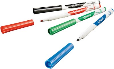 Maped Whiteboard-Marker Marker'Peps, 4er Blisterkarte