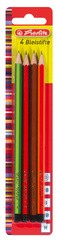 herlitz Bleistift Scolair, sechseckig, sortiert