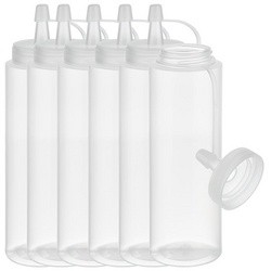 APS Quetschflasche, 260 ml, transparent, 6er Set