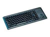 CHERRY CHERRY Compact corded Trackball Keyboard USB schwarz (EU)