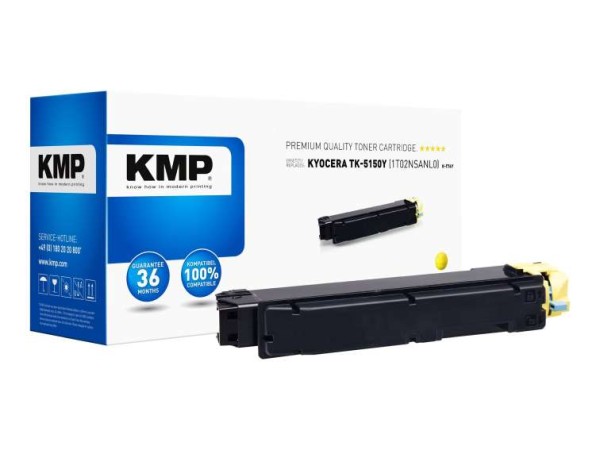 KMP Toner Kyocera TK-5150/TK5150Y comp. yellow K-T74Y 2908,0009