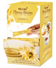 HELLMA Honig Sticks, im Displaykarton