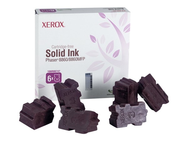 XEROX Phaser 8860MFP 6 Magenta feste Tinten 108R00747
