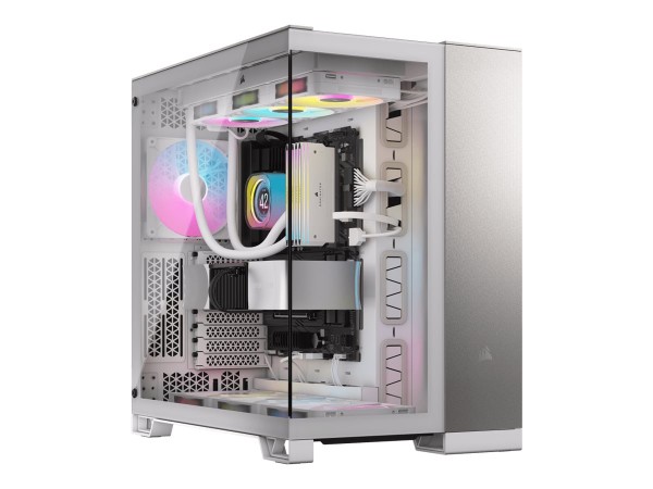 CORSAIR Geh Midi 6500X (Tempered Glass) White/Satin Grey CC-9011285-WW