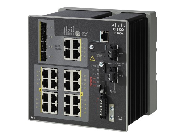 CISCO SYSTEMS IE 4000 16 X RJ45 10/100M IE-4000-16T4G-E