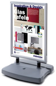 FRANKEN Plakatständer "TANK", DIN A1, 670 x 1.123 mm