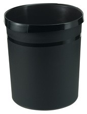 HAN Papierkorb GRIP KARMA, Kunststoff, 18 Liter, dunkelgrau