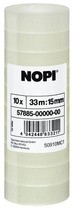 NOPI Klebefilm Shrink Tower, transparent, 19 mm x 66 m