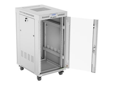 LANBERG LANBERG 19" 22U 600X800 GRAU GLASTÜR LANBERG RACK