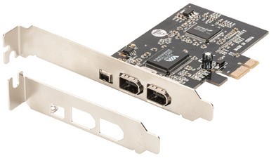 DIGITUS FireWire 1394a PCI-Express Karte, 2+1 Port