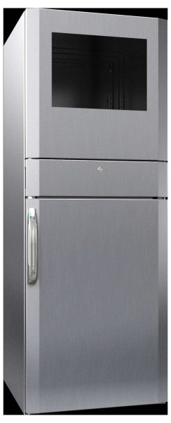 RITTAL PC-Schranksystem, B 600 mm, Sichttür, Schublade, Ger 5366350