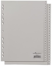 DURABLE Kunststoff-Register, Zahlen, A4, 52-teilig, 1 - 52