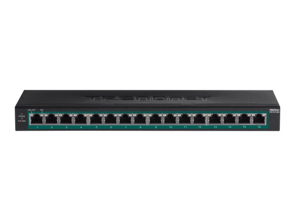 TRENDNET 16-PORT GIGABIT POE+ SWITCH TPE-TG160H