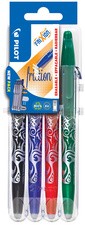 PILOT Tintenroller FRIXION BALL 07 Set2Go, 4er Etui Fun