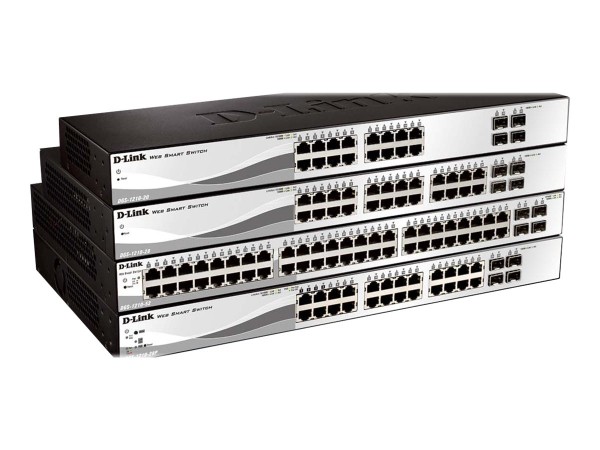 D-LINK 28-Port Layer2 PoE Gigabit Smart Managed Switchdlink|green 3.0, 24x DGS-1210-28P/E