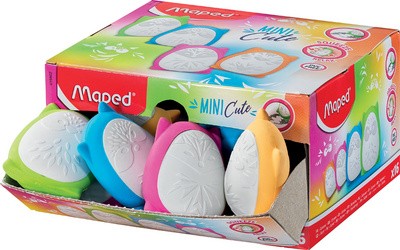 Maped Kunststoff-Radierer SQUEEZE MINI CUTE, 16er Display