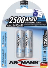 ANSMANN NiMH Akku maxE+, Mignon (AA) 2.500 mAh, 2er Blister