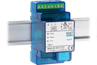 W&T Web-IO, 4.0 Digital, 1 x 230V In, 1 x Relais Out