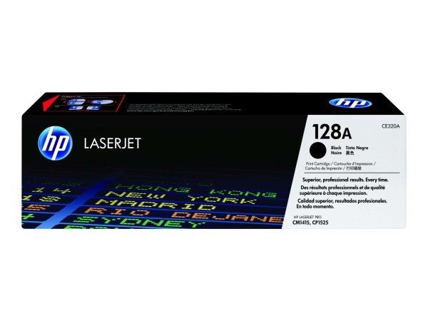 HP 128A Schwarz LaserJet Tonerpatrone (CE320A) CE320A