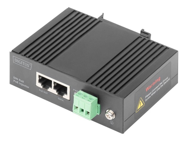 DIGITUS Gigabit Ethernet PoE+ Injektor, 802.3at, 30W DN-651114