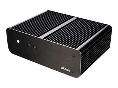 Akasa Euler MX Mini-ITX Gehäuse, OEM - schwarz A-ITX25-M1B