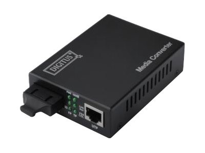 DIGITUS Gigabit Ethernet Konverter 10/100/1000Base-TX zu 1000Base-LX wandel DN-82121-1