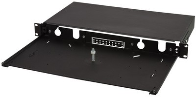 LogiLink Frontblende für 19" Spleißbox, 24 Ports, lichtgrau