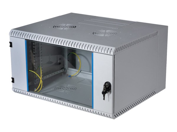 EFB ELEKTRONIK EFB ELEKTRONIK 19" Wandgehäuse 15HE, schwenkend, 2-teilig, RAL7035, Tiefe 500 mm (691615VGR.50)
