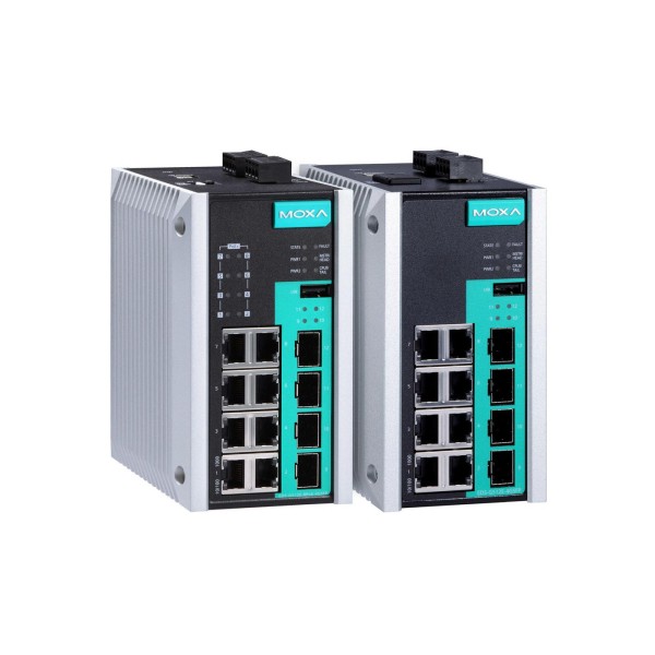 MOXA Industrial Managed Redundant Ethernetswitch (EDS-G512E-8PoE-4GSFP) EDS-G512E-8POE-4GSFP